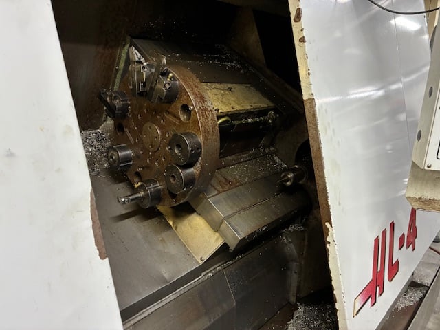 Haas #HL-4, CNC Lathe, 24" swing, 39" machining length, 10" chuck, 3" bar, 14" turning diameter, 30 HP, 3400 - Image 2