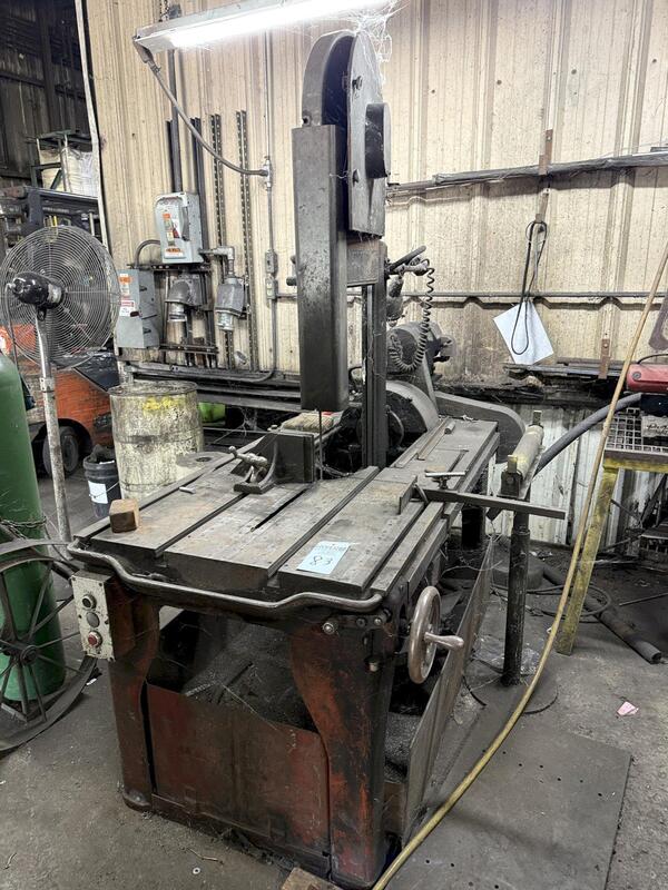 Armstrong Blum #8/M8/M9/J1, Vertical Band Saw - Image 2
