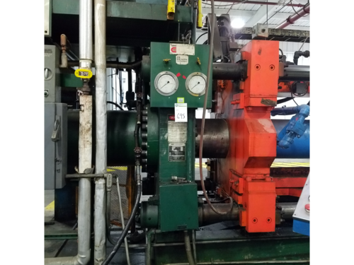 400 Ton, Erie, 4-post horizontal, 175" stroke, 245" DLO, 36" x40" bed area, 200 HP hydraulic system, PLC, 1994 - Image 4