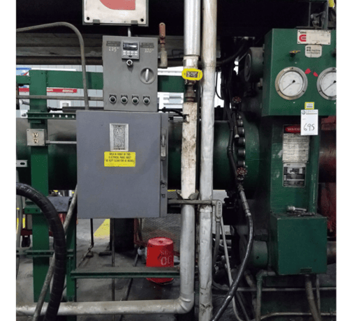 400 Ton, Erie, 4-post horizontal, 175" stroke, 245" DLO, 36" x40" bed area, 200 HP hydraulic system, PLC, 1994 - Image 5