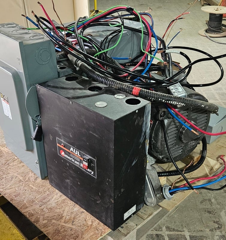 50 HP American Rotary, Heavy Duty Rotary Phase Converter System, 600 Volts transformer, accessory & - Image 5