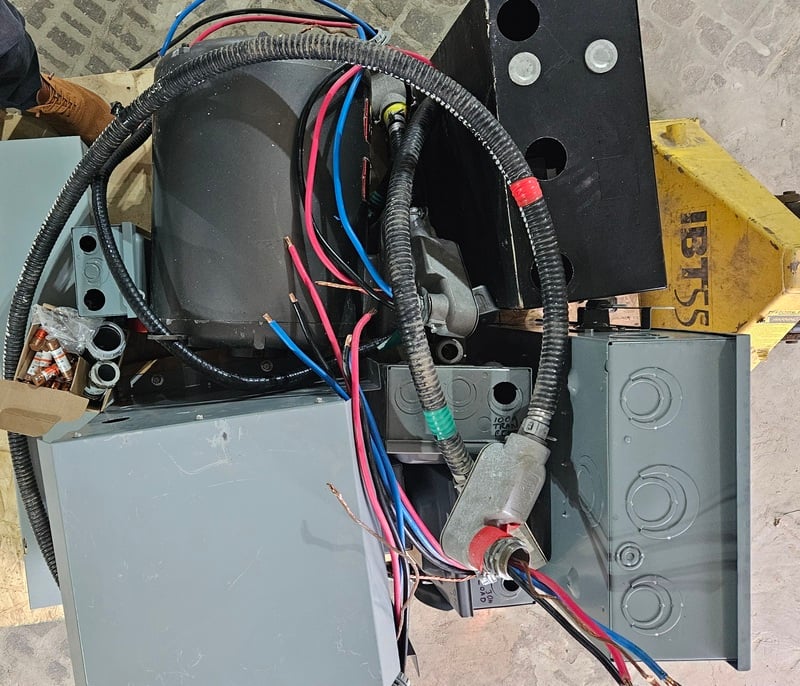 50 HP American Rotary, Heavy Duty Rotary Phase Converter System, 600 Volts transformer, accessory & - Image 7