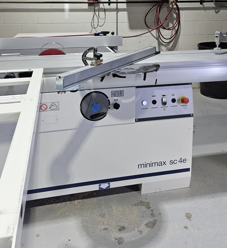 SCM #SC4E, Sliding Table Saw, 8.5' sliding table, 12" blade, 50" rip capacity, 3.94" @ 90&deg; blade projection - Image 2