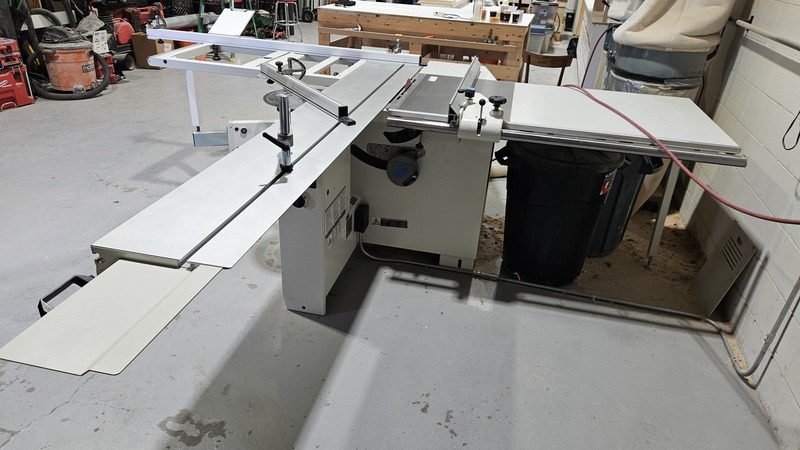 SCM #SC4E, Sliding Table Saw, 8.5' sliding table, 12" blade, 50" rip capacity, 3.94" @ 90&deg; blade projection - Image 5