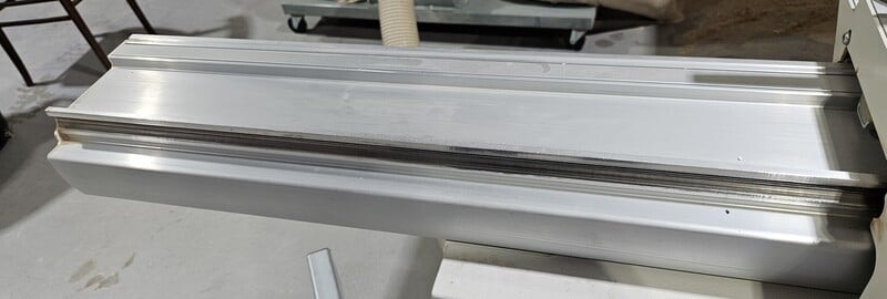 SCM #SC4E, Sliding Table Saw, 8.5' sliding table, 12" blade, 50" rip capacity, 3.94" @ 90&deg; blade projection - Image 9