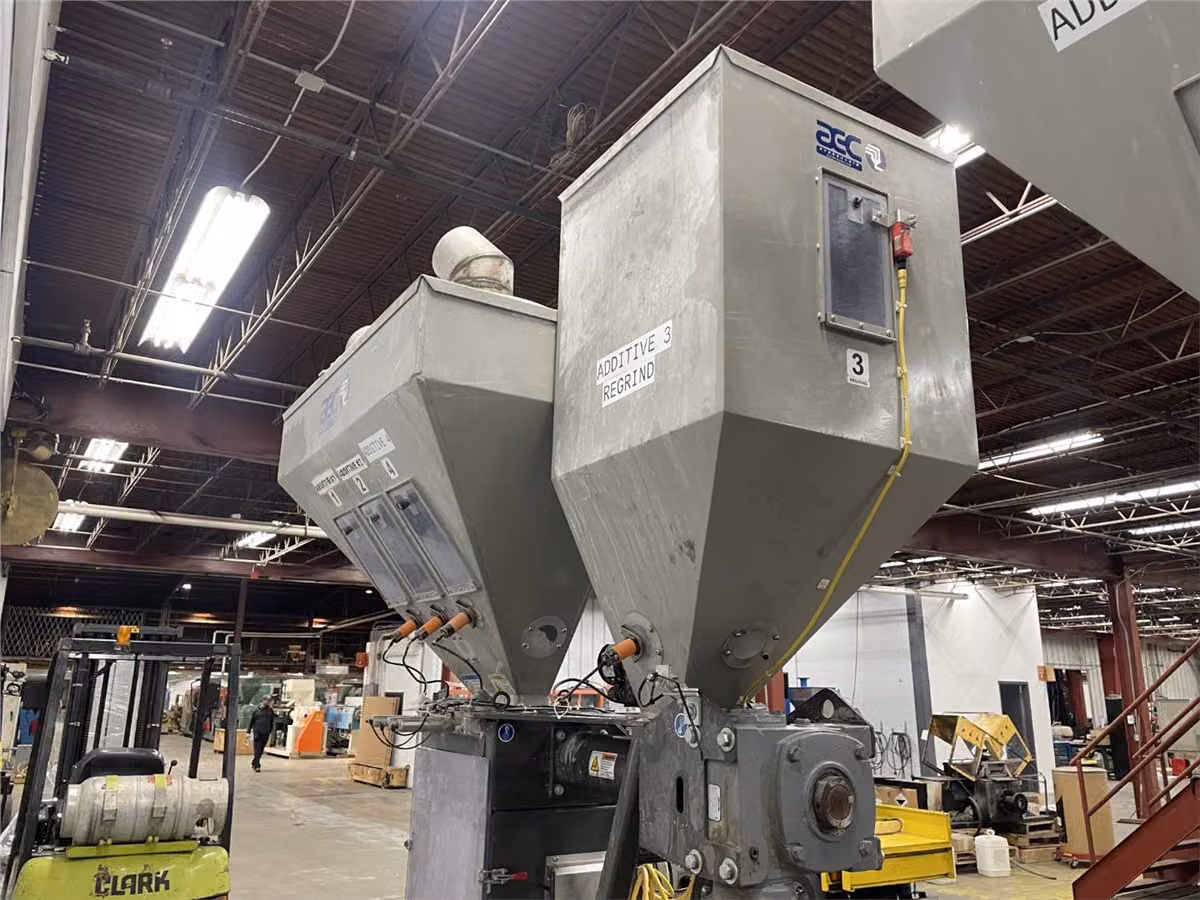 AEC #BD-2500-4R, 3 component gravimetric blender, 2,500 PPH - Image 6