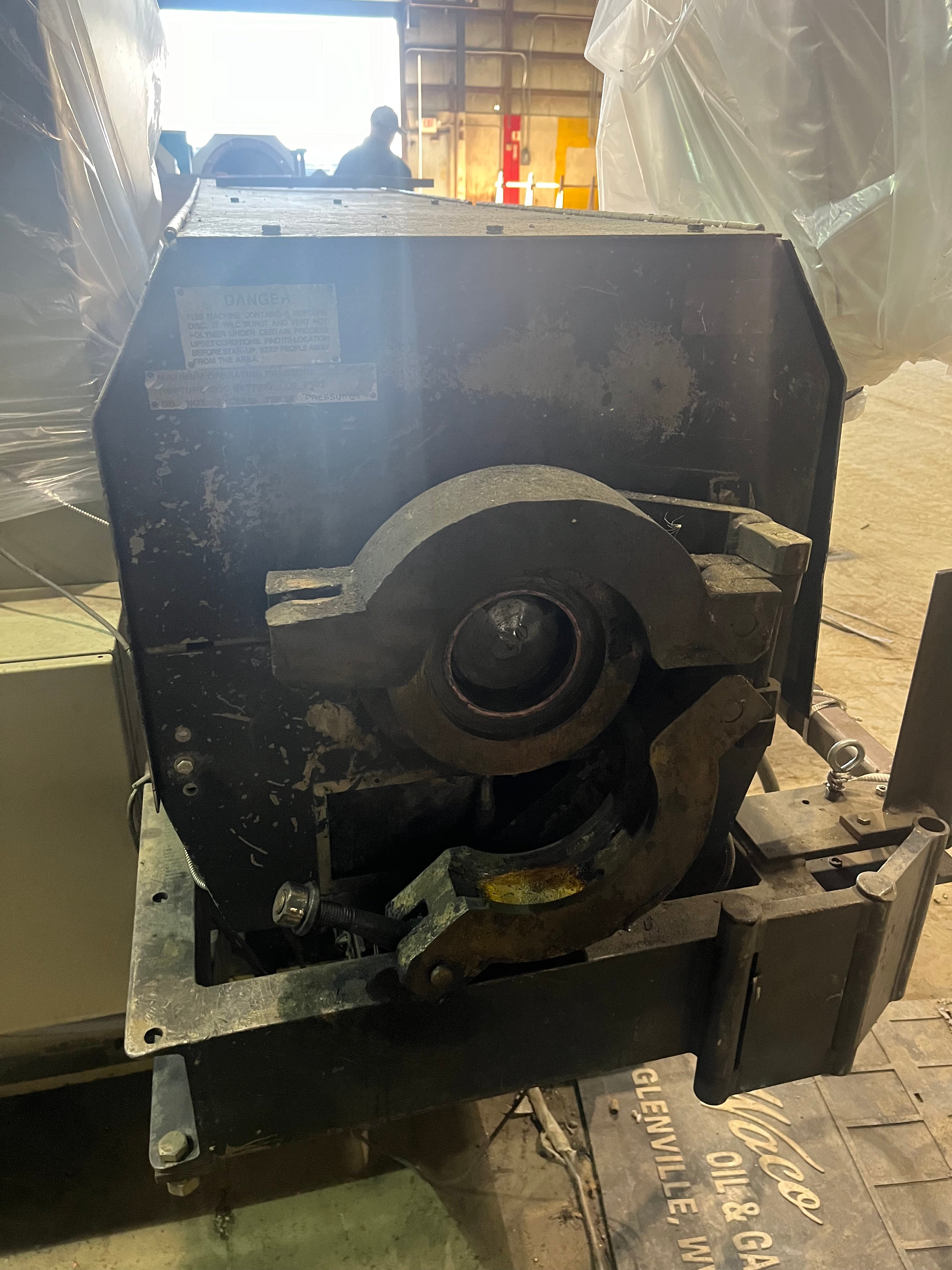 4" Berlyn, extruder, 30:1 L/D, air cooled, 150 HP DC, 450 lb/hr - Image 5