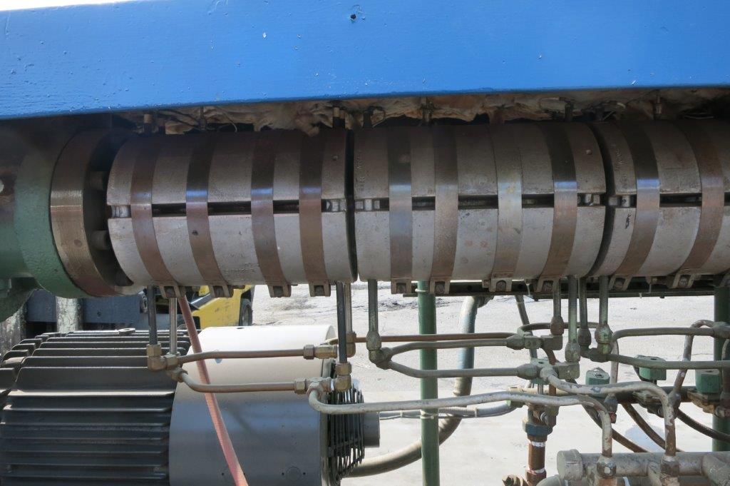 3.5" NRM #PM70, sheet extrusion line, 24:1 L/D, water cooled, 75 HP AC, 3-roll sheet stack, 41" wide chill - Image 3