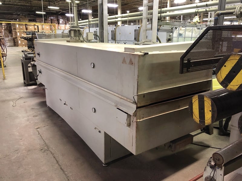 3.9" Reifenhauser, monofilament extrusion line, 100mm extruder, die, ovens, godets, strand line, 2002 (2 - Image 8