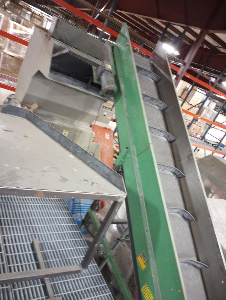 Nelmor #G2056MB, plastic granulator, 150 HP, 5-blade open rotor, scissor cut, discharge auger, 9,400 lb. - Image 8