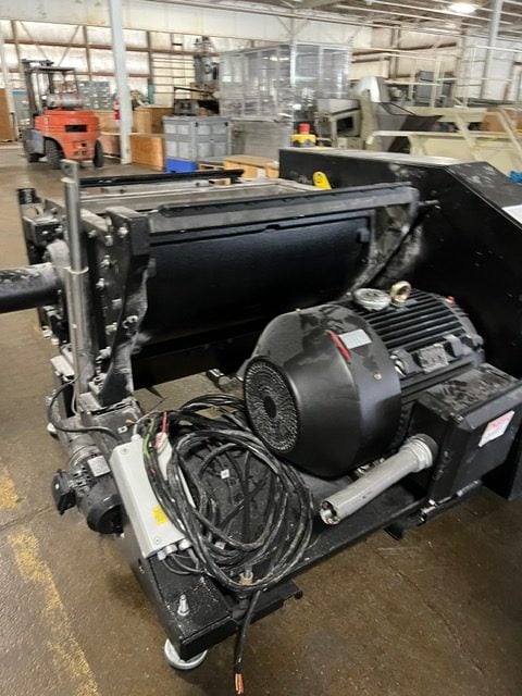 18" x 36" Rapid #500-90, plastic granulator, 100 HP, super-tangential chamber, 5 rotor knives, 3 bed knives - Image 2