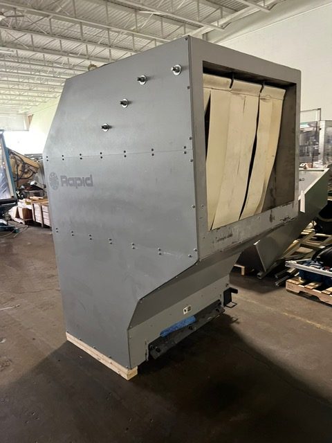 18" x 36" Rapid #500-90, plastic granulator, 100 HP, super-tangential chamber, 5 rotor knives, 3 bed knives - Image 10