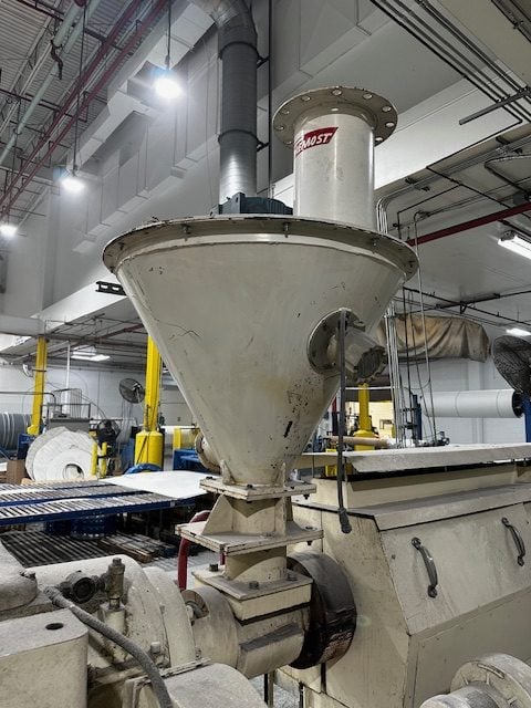4.5" PTI #Apex, strand pelletizing extrusion line, 32:1 L/D, vented, air cooled, 200 HP DC, 30 hole strand - Image 5