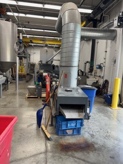 Erema #COAX, ecoSAVE recycling pelletizing line, cutter/compactor extruder, up to 600 lb/hr PP, low hours - Image 7