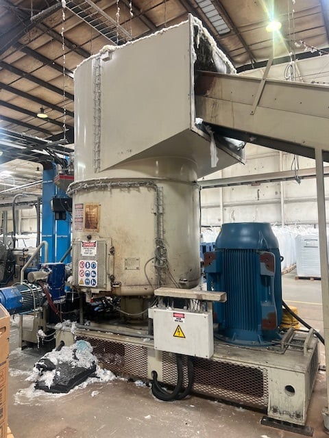 6.3" Gamma Meccanica #GM-160/37D-Compac, reclaim pelletizing line, cutter compactor, Vecoplan RG60/200 - Image 4