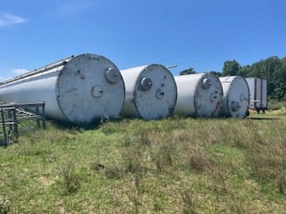 7,010 cu. ft. Plastic Pellet Silos, 12' diameter x 72' H, 40 PCF, funnel flow, 2017 (7 available) - Image 4