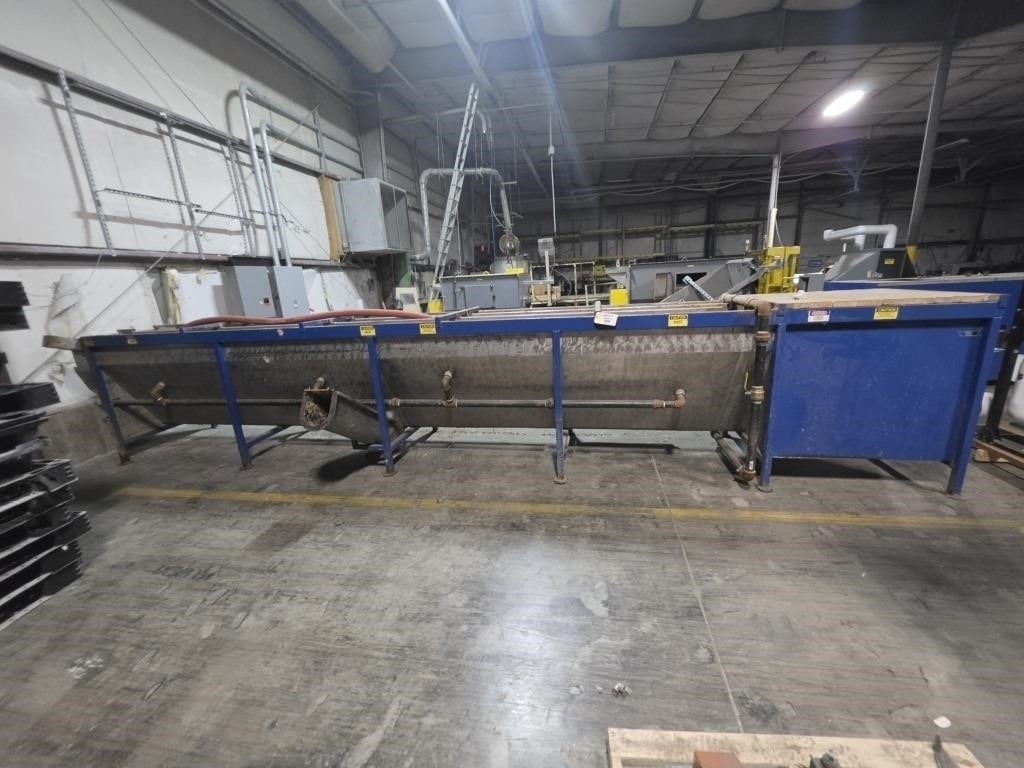 Recycling Systems #KS-20-70, PET hot wash line components, trommel screen, 12' x 57" diameter drum - Image 1