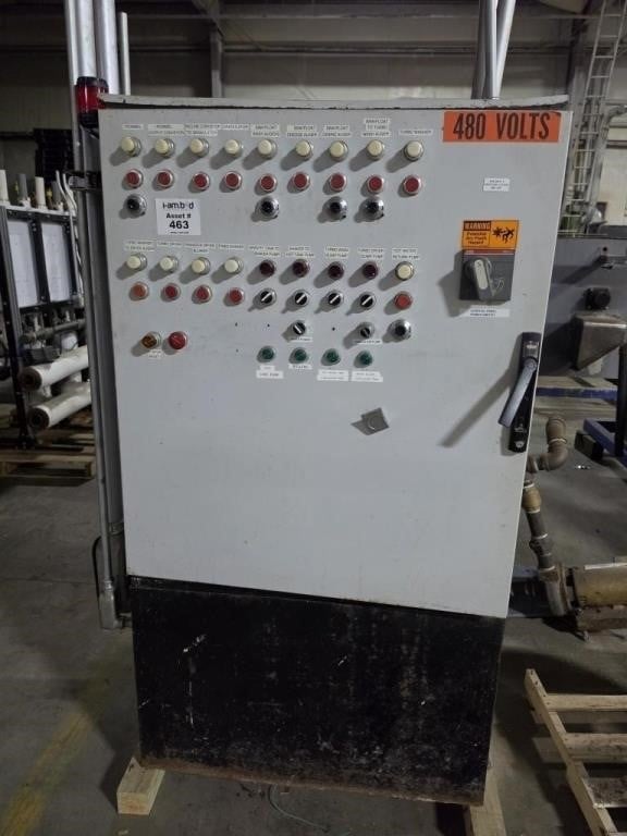 Recycling Systems #KS-20-70, PET hot wash line components, trommel screen, 12' x 57" diameter drum - Image 7