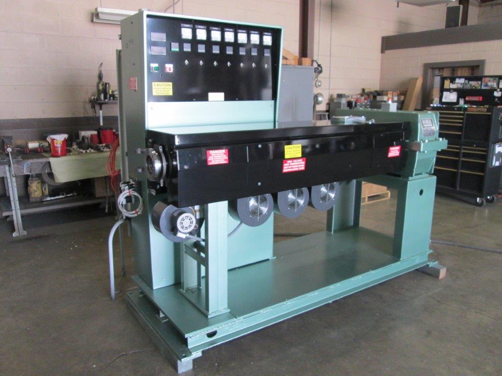 2.5" NRM #PM-III, extruder, rebuilt gearbox, new barrel, new 40 HP AC motor & drive, 4 barrel & 3 die zones - Image 1