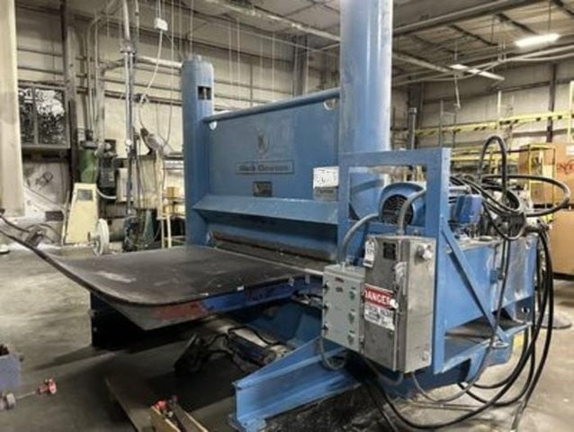 60" x 72" Black Clawson #60X72, hydraulic roll splitter, 60" roll width, 72" max roll diameter, 15 HP, spare - Image 5