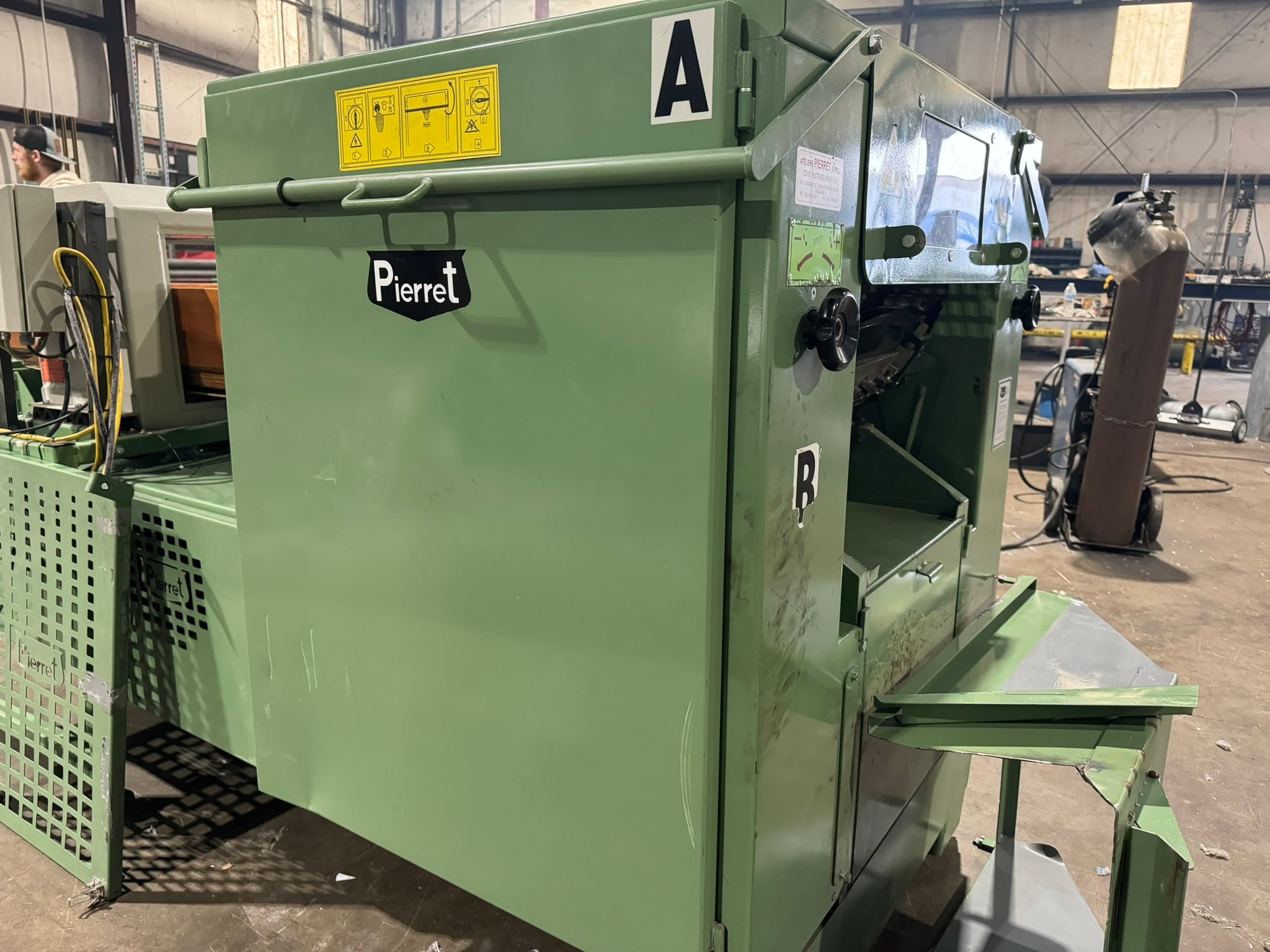 Pierret #G45L, guillotine cutter, metal detector - Image 7