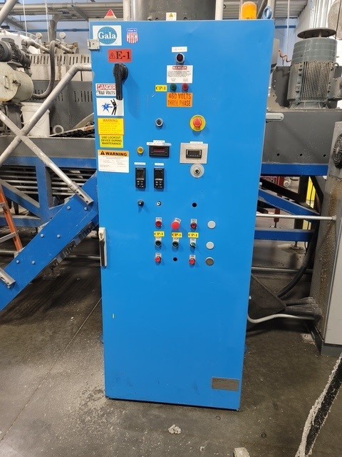 Gala #5, underwater pelletizer, TWS 40 tempered water system, 8.1 spin dryer, 12 hole die, control panel - Image 2