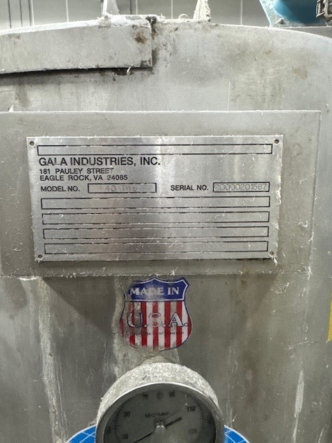 Gala #5, underwater pelletizer, TWS 40 tempered water system, 8.1 spin dryer, 12 hole die, control panel - Image 4