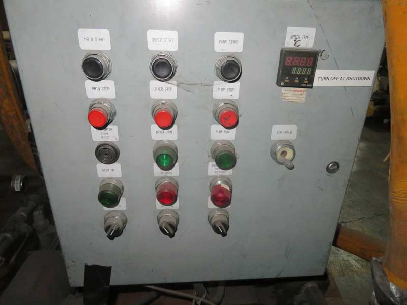 Gala #5MUP, underwater pelletizing system, 2 HP cutter, 4 blade hub, TWS-40 water system, 8.2 BF dryer, 3 - Image 3