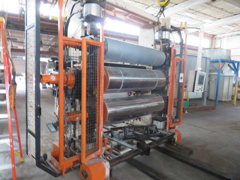 PTI #Revolution, 66" 3-roll downstack, chrome rolls, 15" & 18" diameter rolls, 3 zone water temperature - Image 1
