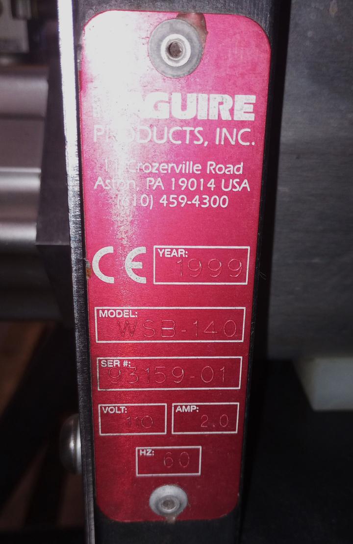Maguire #WSB-140, 4 component gravimetric blender, up to 450 lb/hr, pneumatic mixing motor, 115 V., 1999 - Image 4