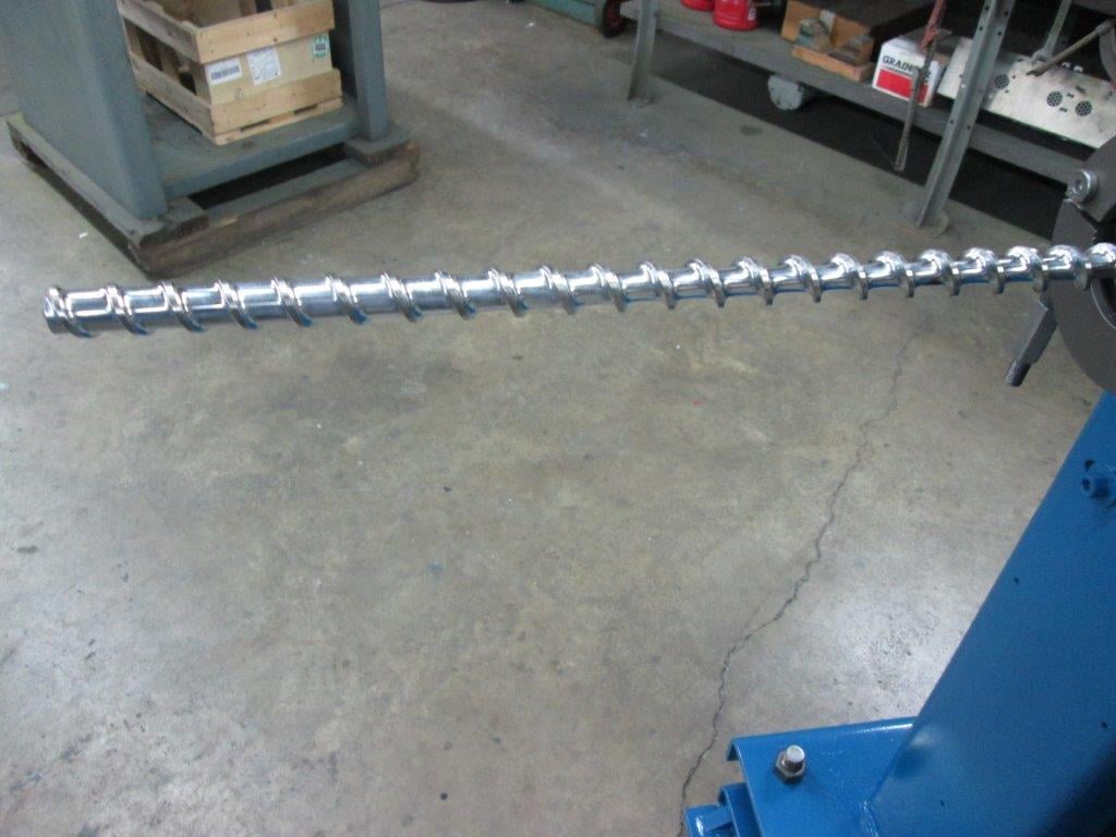 1" Akron, extruder, 24:1 L/D, new 5 HP AC motor & drive, new screw, new control panel, 480 V., Rebuilt - Image 6