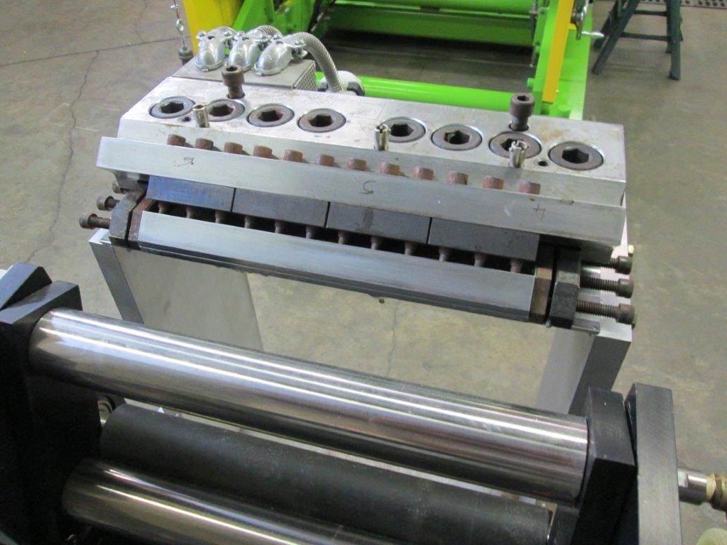 Brabender, lab sheet line, 3-roll 2" x 14", winder, Univex take off, 12" Cloeren sheet die, 115 V. - Image 7