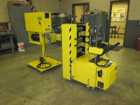 1" Wayne, lab sheet line, 25:1 L/D, 3 HP DC, 6" sheet die, 8-1/2" wide x 6" diameter rolls, winder, 220 V., 1 - Image 2