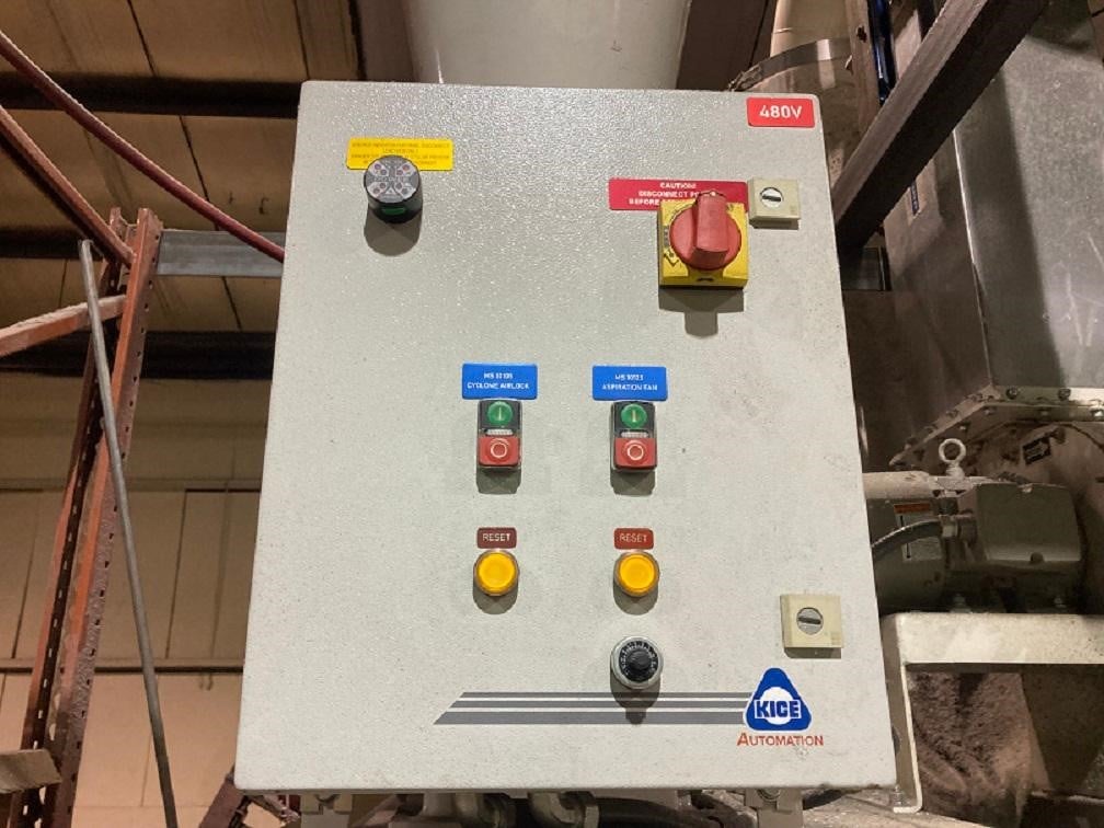 KICE #15, aspirator separator system, 5 HP, 5,000 lb/hr - Image 3
