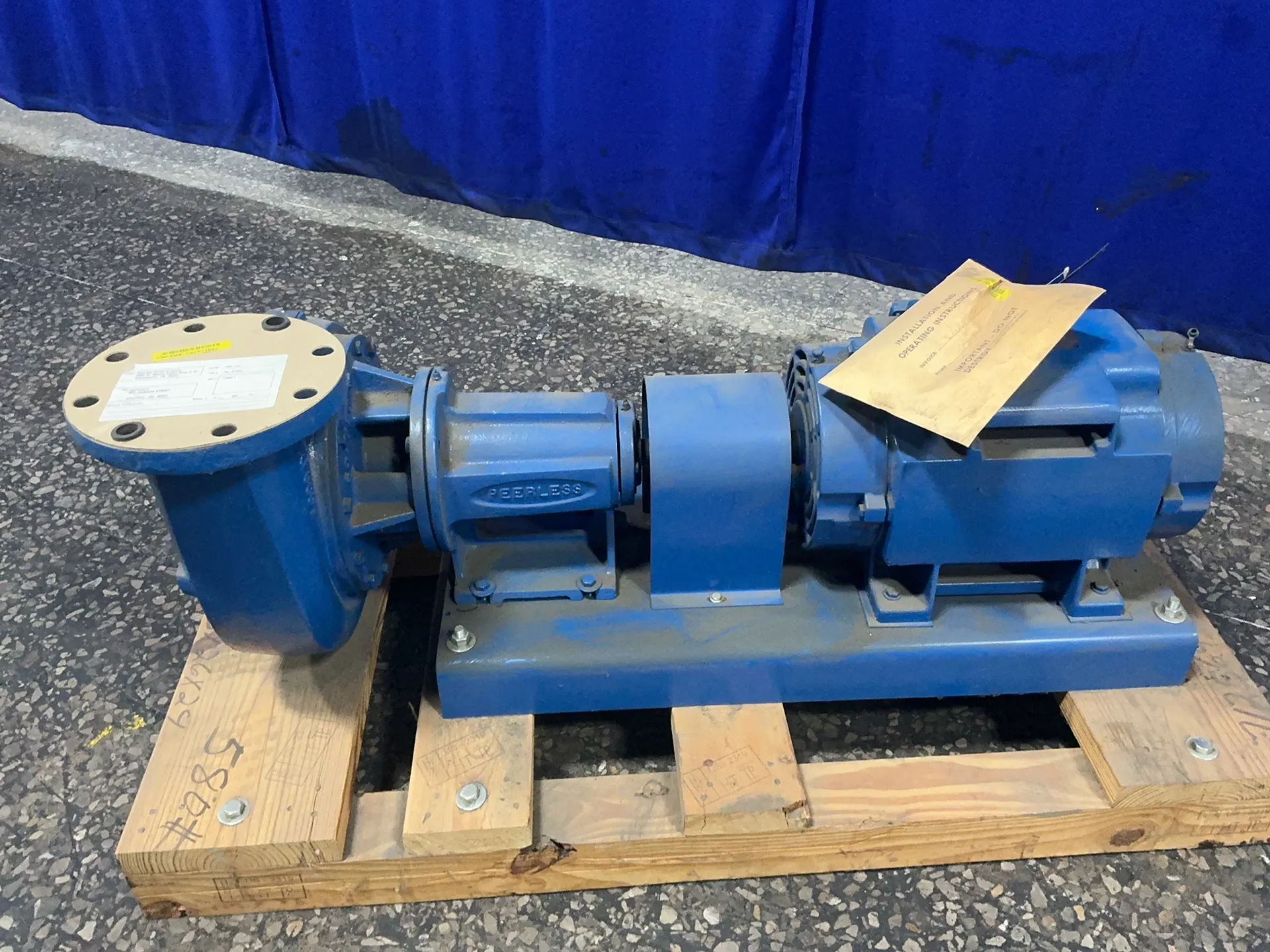 800 GPM, Peerless #F2-1050A, centrifugal pump, 20 HP, 1725 RPM, 208-230/380/460 V. - Image 2