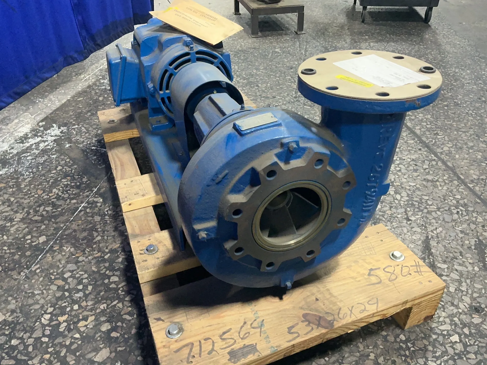 800 GPM, Peerless #F2-1050A, centrifugal pump, 20 HP, 1725 RPM, 208-230/380/460 V. - Image 5