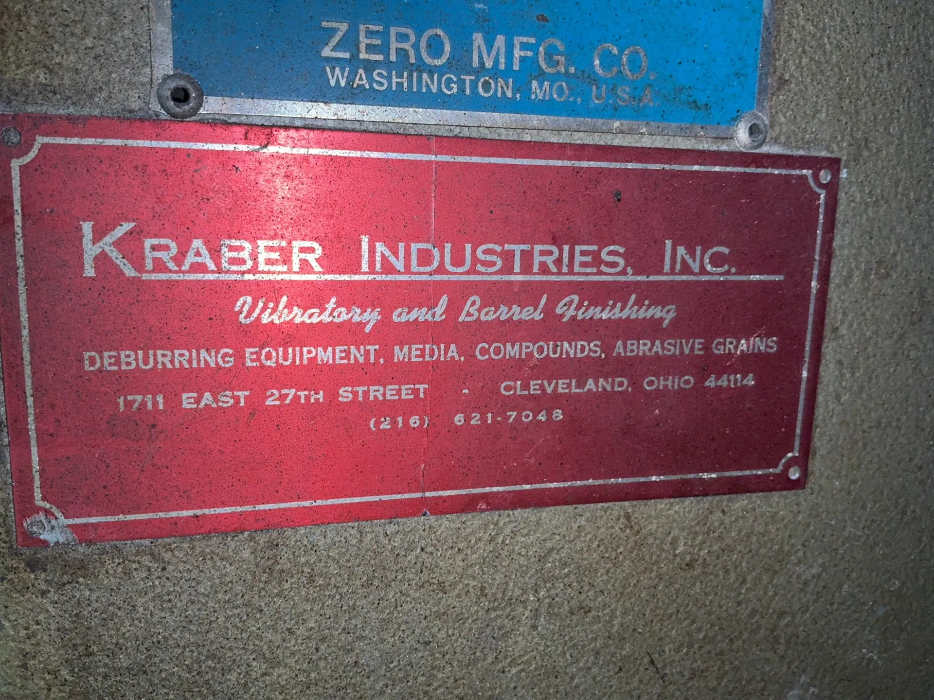 23" x 46" x 24" Zero #BNP50-7, blast cabinet and dust collector - Image 6