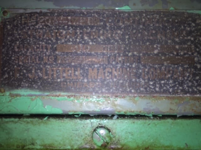 8" x .025" Littell #208-17PD, stock straightener, 17-rolls, 1.2" roll diameter, 1971, #12829J - Image 6