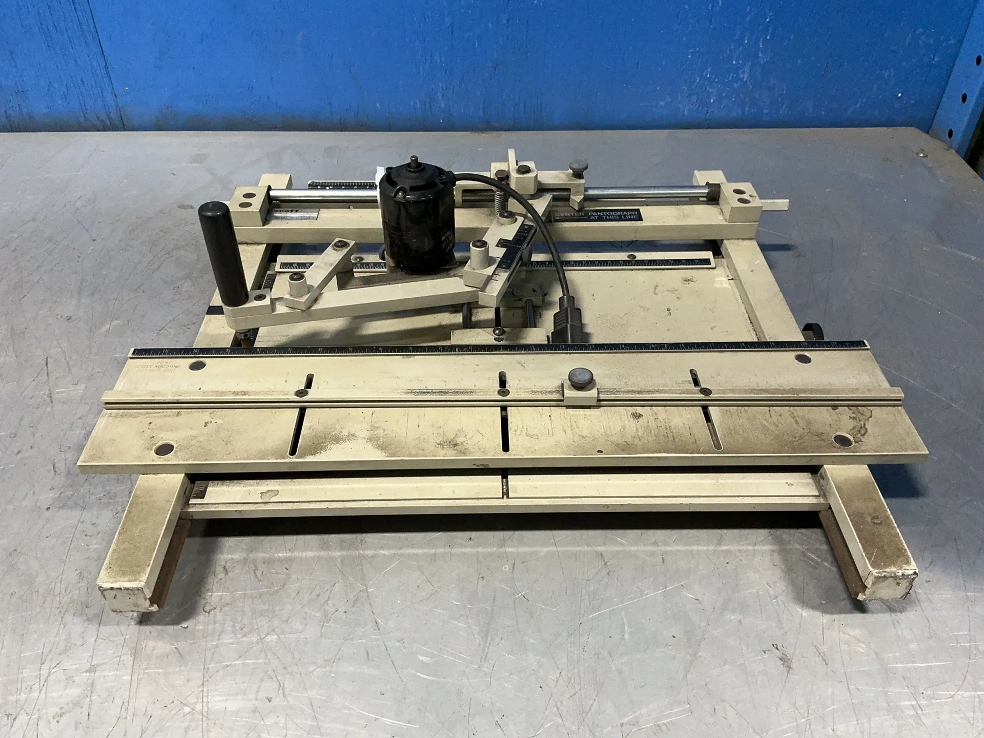 Scott #SM-560, pantograph engraving machine, 11", metal, 240 V. - Image 6