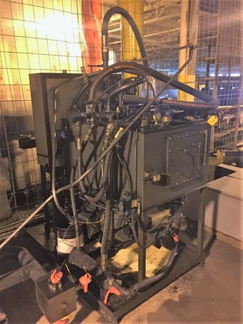 650 Ton, Williams & White, 4-post, 26" stroke, 52" daylight, 66x66" OA bed, 48x66" usable, floor stand, 1985 - Image 6