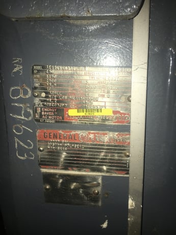 250 HP 1190 RPM General Electric, Frame 509LL, ODP, 2300 Volts - Image 2