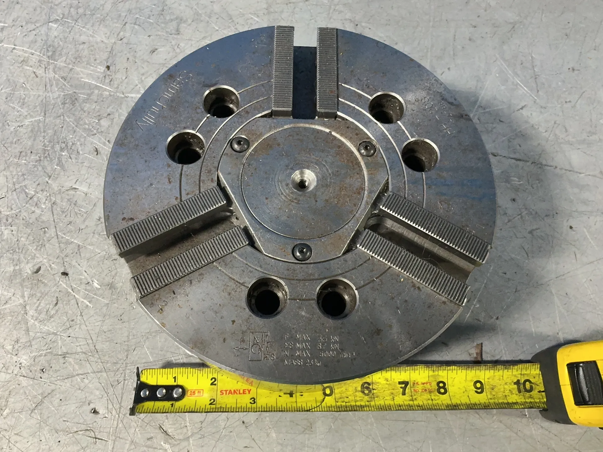 8" Samchully #HH-208, 3-Jaw Chuck - Image 6