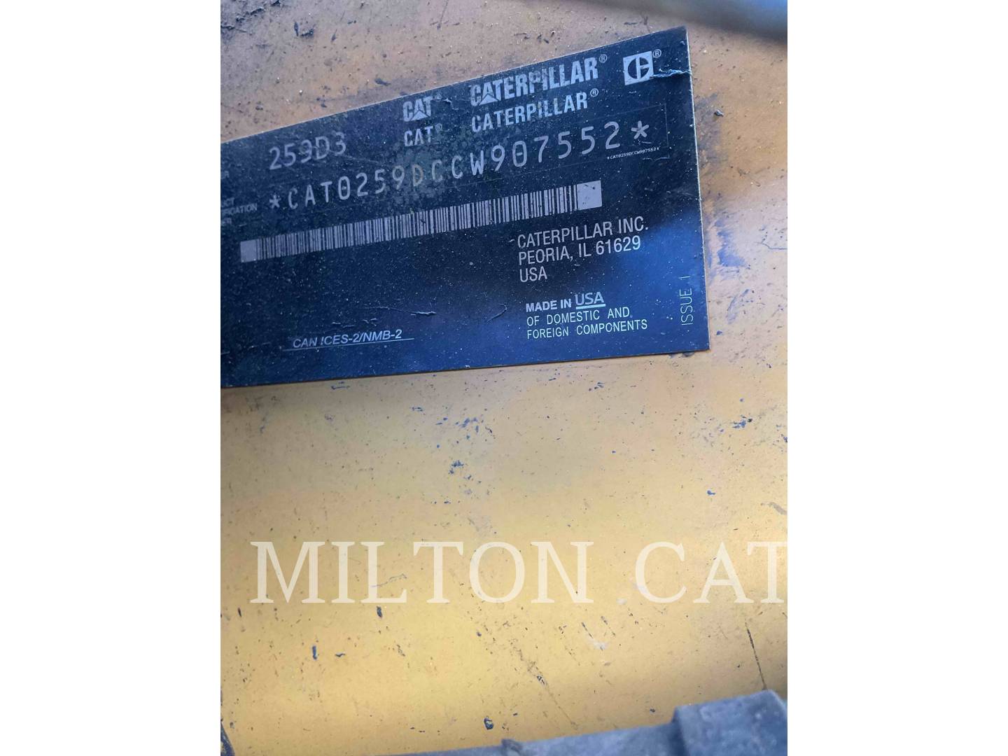 Caterpillar 259D3, 2006 hours, S/N: CW907552, 2021 - Image 6