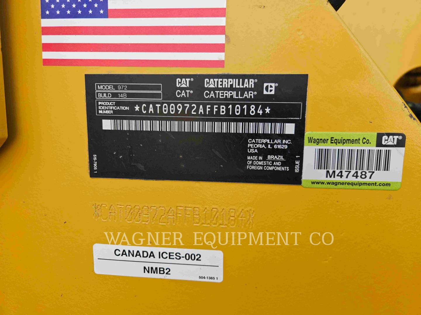 Cat 972, Wheel Loader, 2096 hours, S/N: FFB10184, 2025 - Image 6