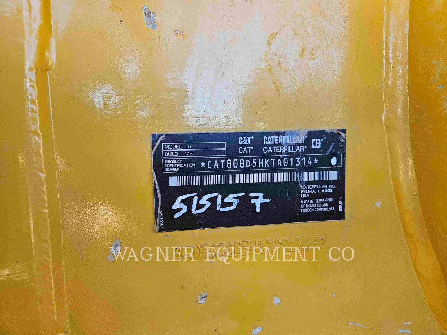 Caterpillar D5 VP, 2084 hours, S/N: KTA01314, 2024 - Image 6