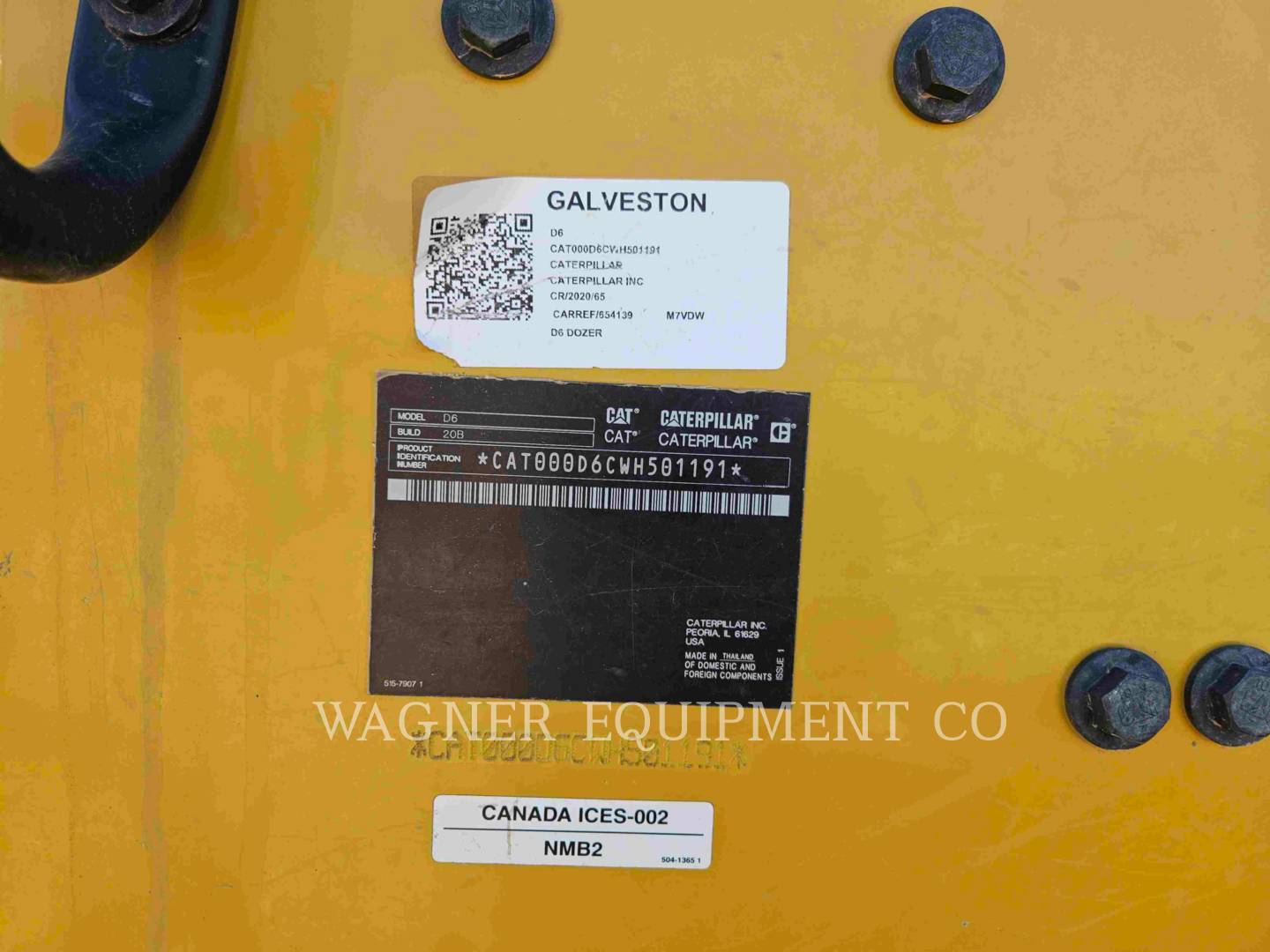 Caterpillar D6 VP, 2843 hours, S/N: WH501191, 2024 - Image 6