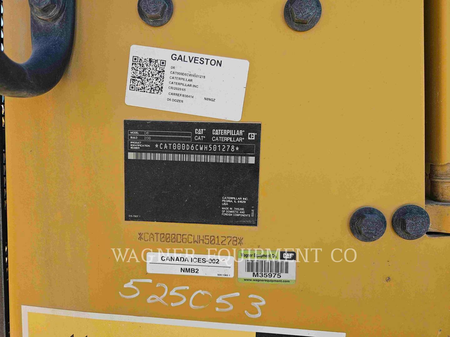 Caterpillar D6 VP, 1673 hours, S/N: WH501278, 2024 - Image 6