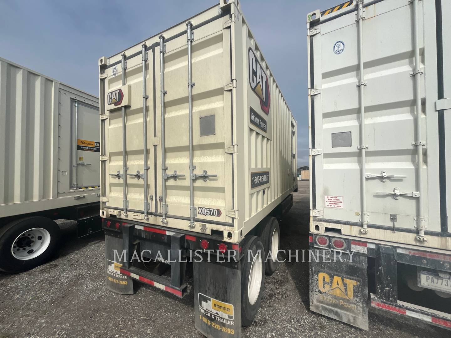 455 KW Caterpillar XQ570, Diesel, 1800 RPM, 480V, 1737 hours, 2020 - Image 4