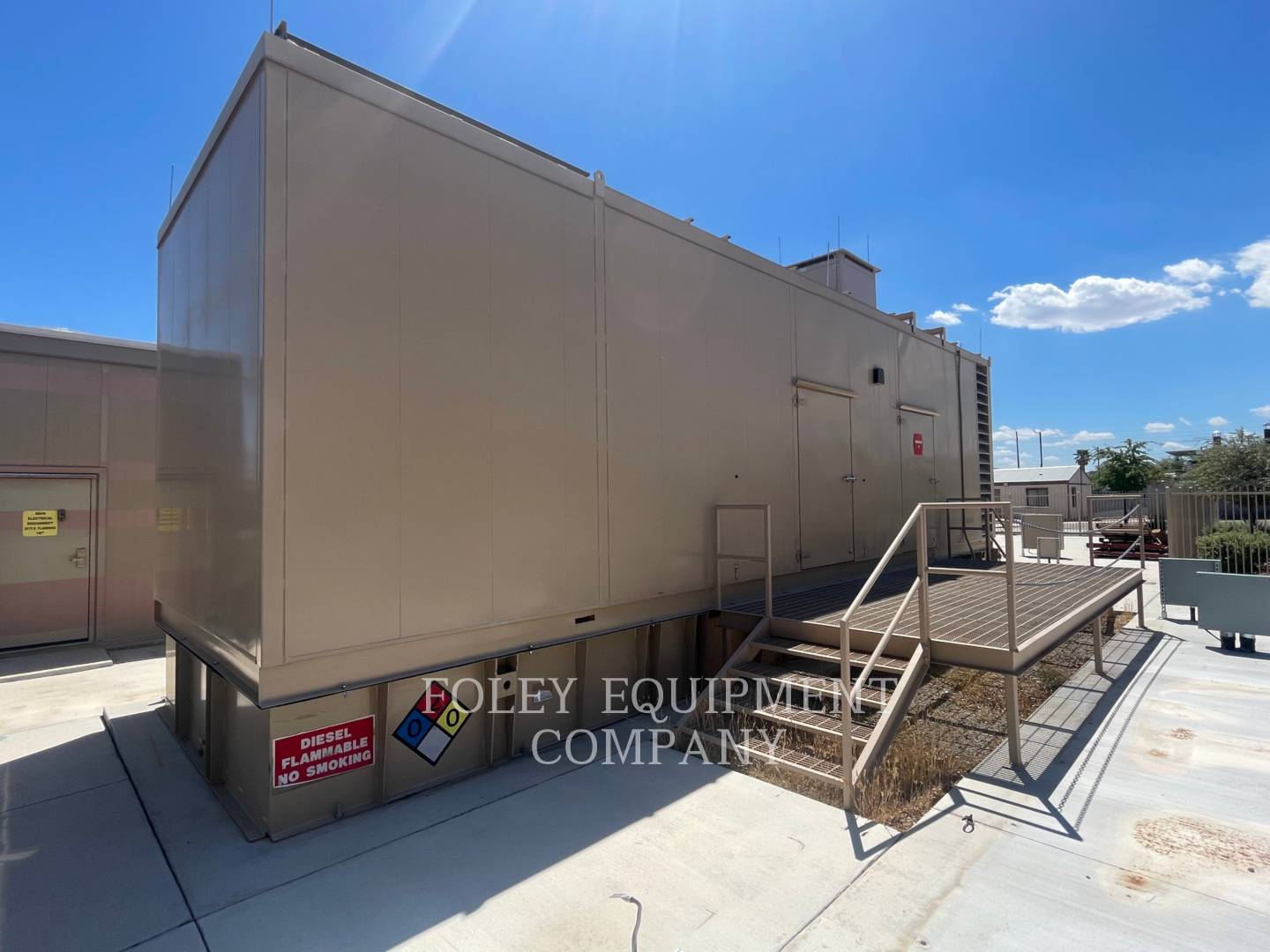 2000 KW Caterpillar #3516C, diesel generator set, standby, 12,470 Volts, 300 hours, Tier 2, ACS enclosure - Image 3