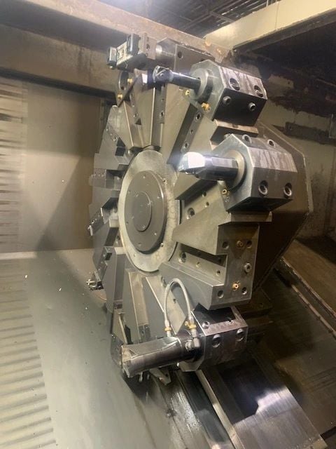 Okuma #LB-45II, CNC lathe, 35.4" swing, 25.98" diameter, 4.33" bore, 17.32" X, 81.1" Z, 12 turret, 50 HP - Image 4